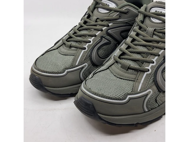Paar schoenen, maat 41, christian dior, b30 microfiber mesh, kaki - afbeelding 2 van  8