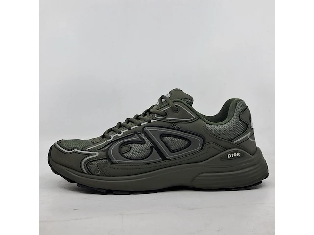 Paar schoenen, maat 41, christian dior, b30 microfiber mesh, kaki - afbeelding 4 van  8