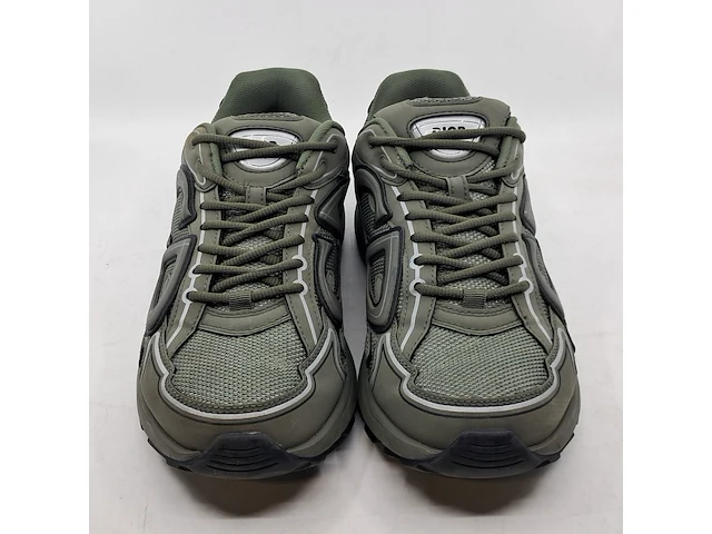 Paar schoenen, maat 41, christian dior, b30 microfiber mesh, kaki - afbeelding 5 van  8