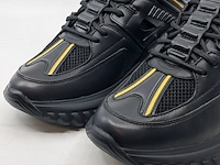 Paar schoenen, maat 41, philipp plein, runner sneakers supersonic, black/ licht goud - afbeelding 2 van  7