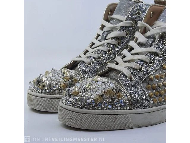 Paar schoenen, maat 43 christian louboutin, hightop - afbeelding 3 van  10