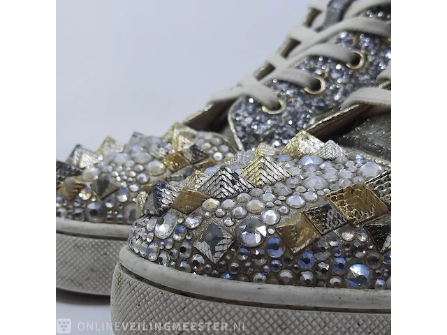 Paar schoenen, maat 43 christian louboutin, hightop - afbeelding 6 van  10