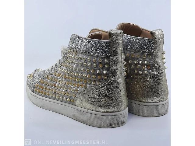 Paar schoenen, maat 43 christian louboutin, hightop - afbeelding 8 van  10