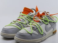 Paar schoenen, maat 43 nike, off white dunk low