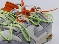 Paar schoenen, maat 43 nike, off white dunk low - afbeelding 6 van  12