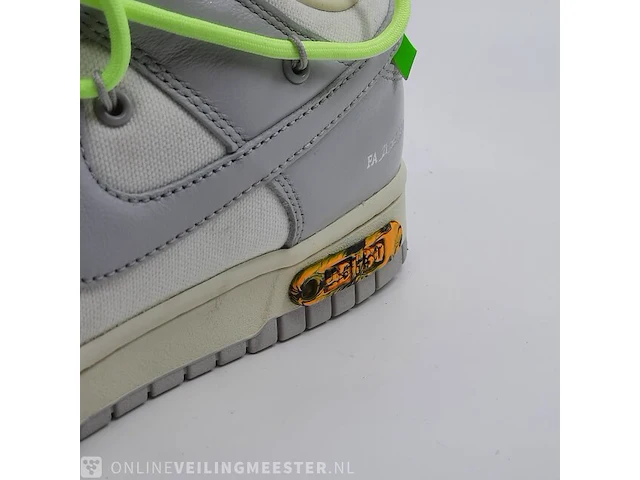 Paar schoenen, maat 43 nike, off white dunk low - afbeelding 7 van  12