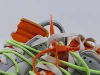 Paar schoenen, maat 43 nike, off white dunk low - afbeelding 8 van  12