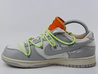 Paar schoenen, maat 43 nike, off white dunk low - afbeelding 9 van  12