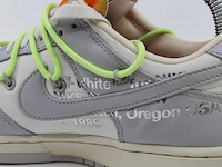 Paar schoenen, maat 43 nike, off white dunk low - afbeelding 10 van  12
