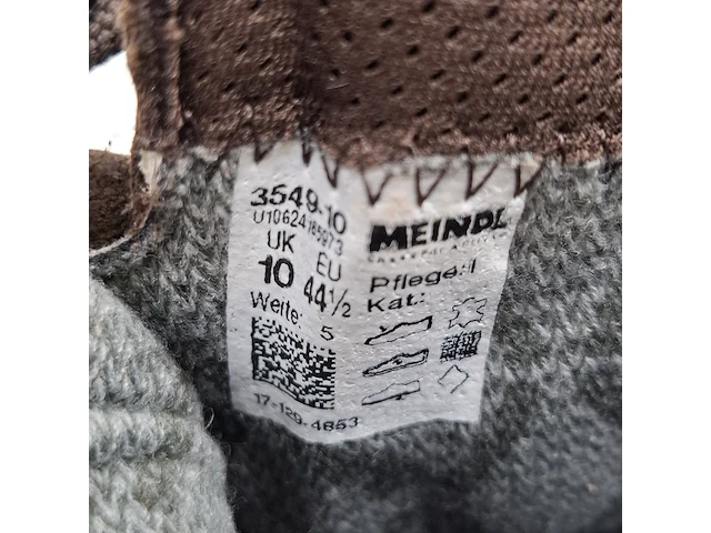Paar schoenen, maat 44 1/2, meindl, 3549-10 - afbeelding 7 van  7