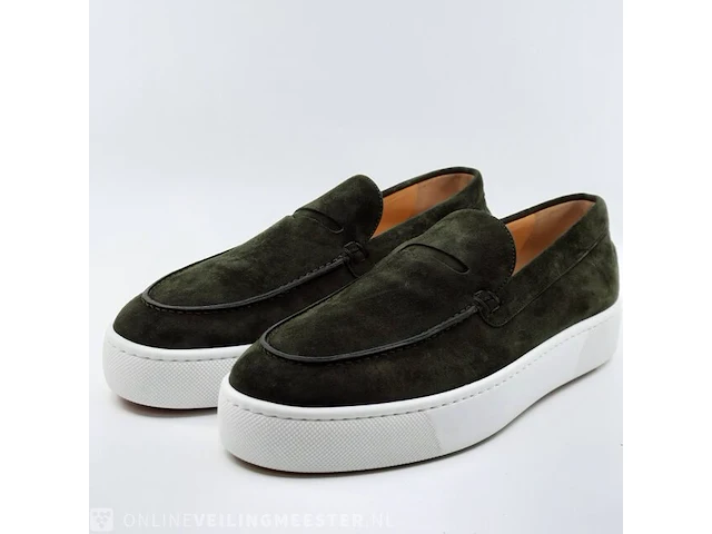 Paar schoenen, maat 45 christian louboutin, paqueboat flat veau velours - afbeelding 1 van  12