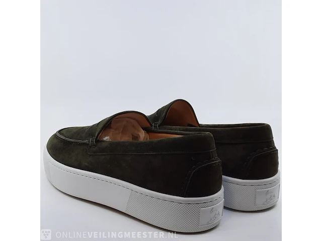 Paar schoenen, maat 45 christian louboutin, paqueboat flat veau velours - afbeelding 9 van  12