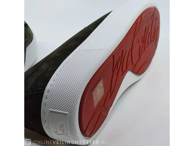 Paar schoenen, maat 45 christian louboutin, paqueboat flat veau velours - afbeelding 12 van  12