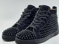 Paar schoenen, maat 45 louboutin, hightop spikes - afbeelding 1 van  10