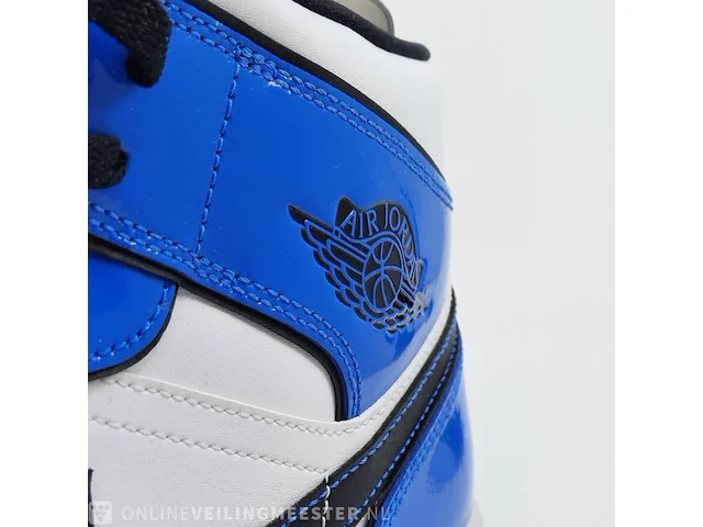 Paar schoenen, maat 46 nike, air jordan 1 mid - afbeelding 6 van  10