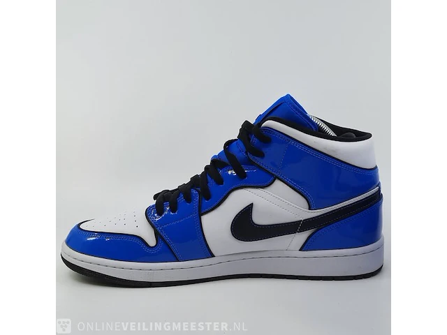 Paar schoenen, maat 46 nike, air jordan 1 mid - afbeelding 7 van  10