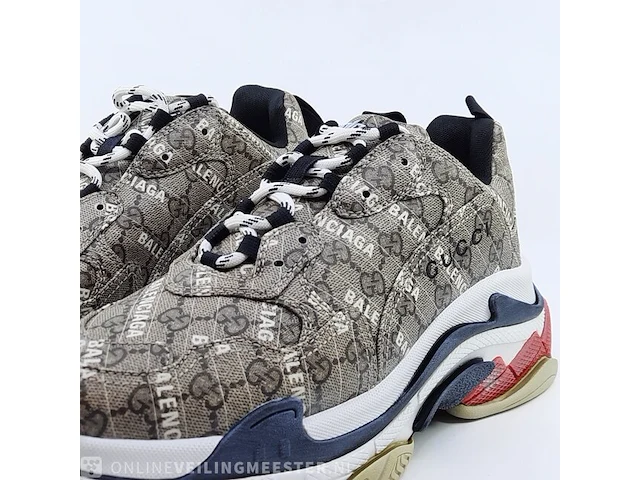 Paar schoenen, maat 47 balenciaga, triple s cloth - afbeelding 6 van  12