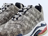 Paar schoenen, maat 47 balenciaga, triple s cloth - afbeelding 6 van  12