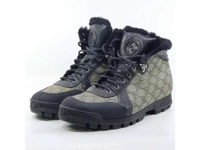 Paar schoenen, maat 9 gucci, nebraska guccissima boots 269999 - afbeelding 1 van  9