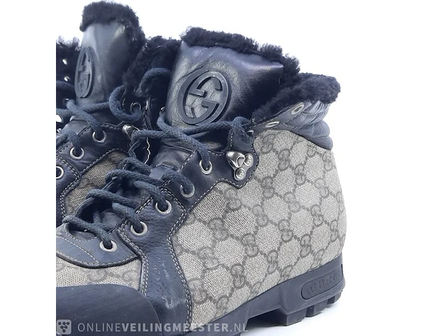 Paar schoenen, maat 9 gucci, nebraska guccissima boots 269999 - afbeelding 3 van  9