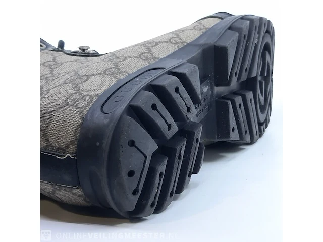 Paar schoenen, maat 9 gucci, nebraska guccissima boots 269999 - afbeelding 8 van  9