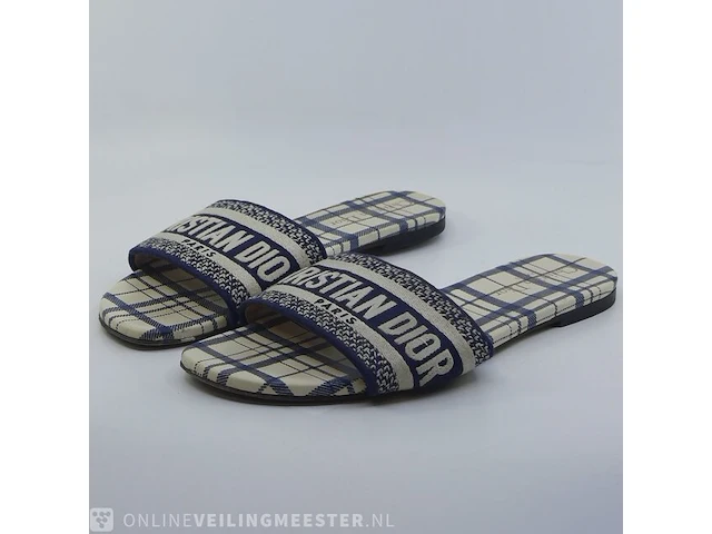 Paar slippers, maat 38 1/2 dior, dway muiltje mc 03 21 - afbeelding 1 van  10