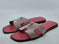 Paar slippers, maat 38, hermés - afbeelding 1 van  4