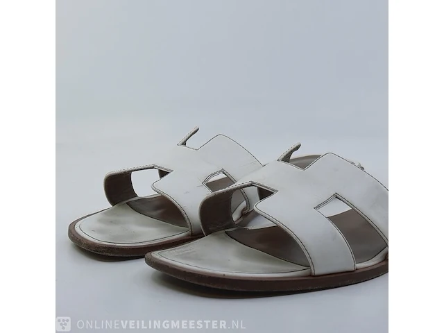 Paar slippers, maat 40 hermès - afbeelding 4 van  11