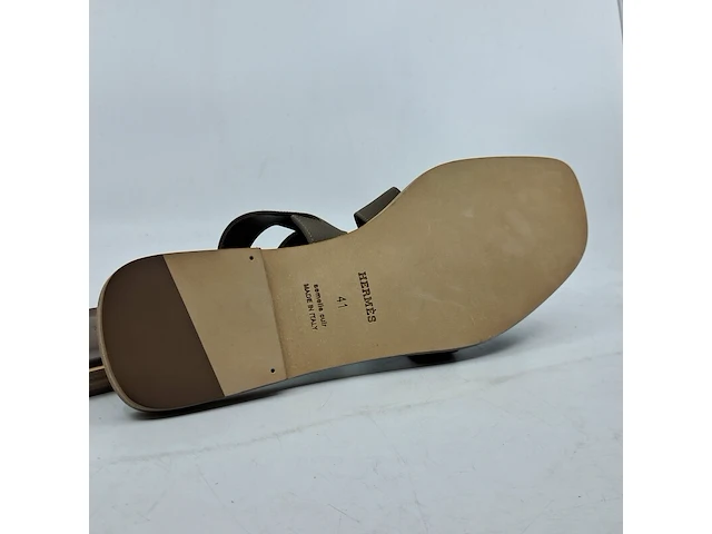 Paar slippers, maat 41, hermés - afbeelding 8 van  8
