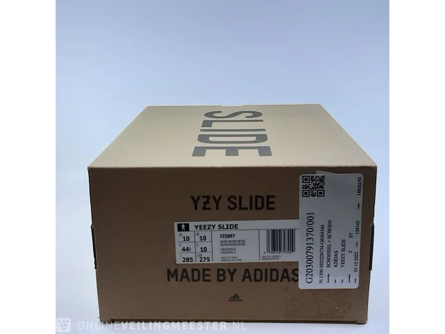 Paar slippers, maat 44 1/2 adidas, yeezy slide fz5897 - afbeelding 9 van  9