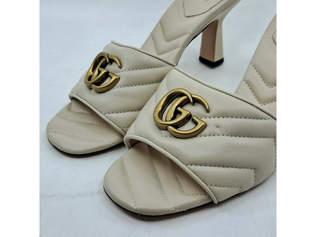 Paar slippers met hak, maat 39,5, gucci - afbeelding 2 van  9