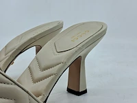 Paar slippers met hak, maat 39,5, gucci - afbeelding 5 van  9