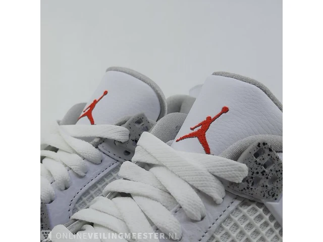 Paar sneakers, maat 36 1/2 nike, air jordan 4 retro gs - dj4699-100 - afbeelding 5 van  10