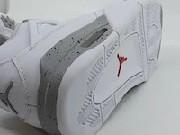 Paar sneakers, maat 36 1/2 nike, air jordan 4 retro gs - dj4699-100 - afbeelding 10 van  10