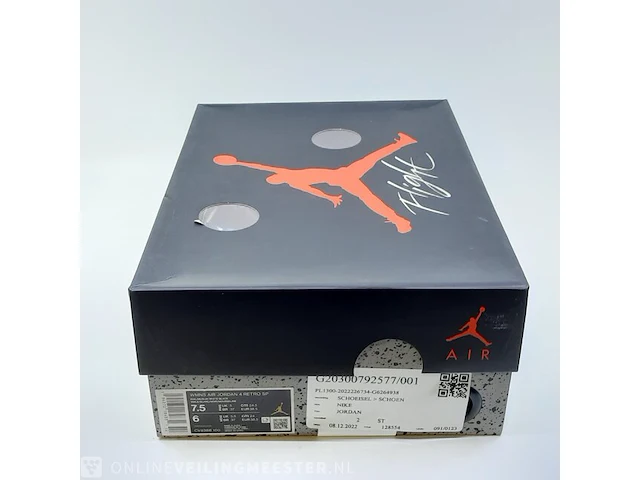 Paar sneakers, maat 38 1/2 air jordan, womans air jordan 4 retro sp cv9388-100 - afbeelding 24 van  30