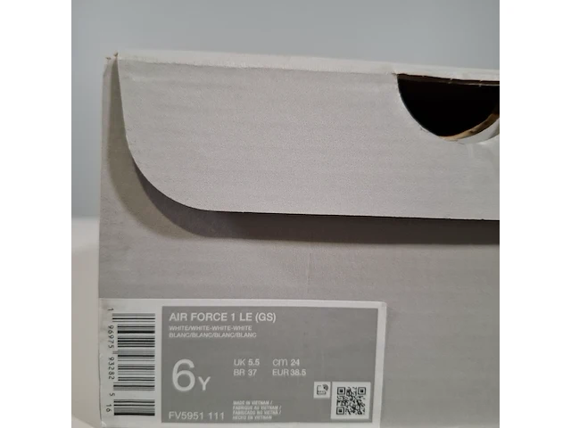 Paar sneakers, maat 38 1/2, nike, air force 1 fv5951-111 - afbeelding 6 van  6