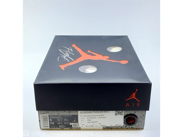 Paar sneakers, maat 40 1/2 air jordan, womans air jordan 4 retro sp cv9388-100 - afbeelding 20 van  27