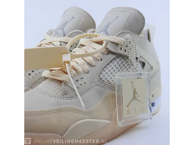 Paar sneakers, maat 40 1/2 air jordan, womans air jordan 4 retro sp cv9388-100 - afbeelding 22 van  27