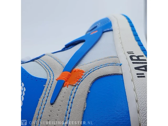 Paar sneakers, maat 40 1/2 nike, air jordan 1 x off white aq0818-148 - afbeelding 5 van  26