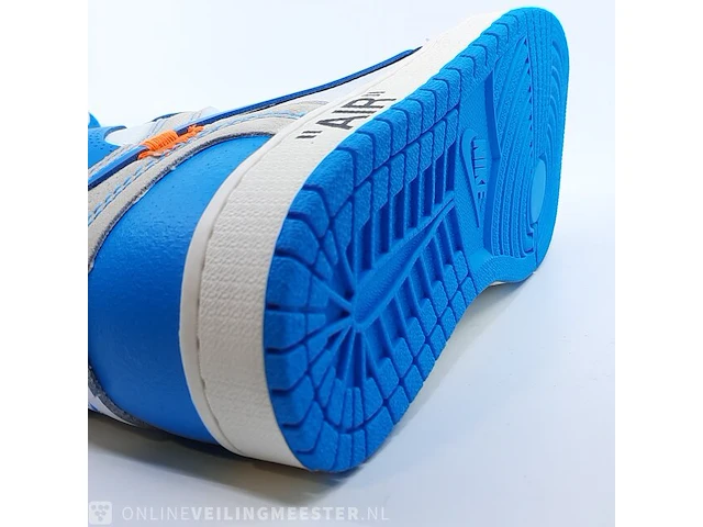 Paar sneakers, maat 40 1/2 nike, air jordan 1 x off white aq0818-148 - afbeelding 6 van  26