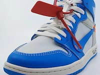 Paar sneakers, maat 40 1/2 nike, air jordan 1 x off white aq0818-148 - afbeelding 7 van  26