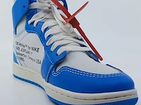 Paar sneakers, maat 40 1/2 nike, air jordan 1 x off white aq0818-148 - afbeelding 8 van  26