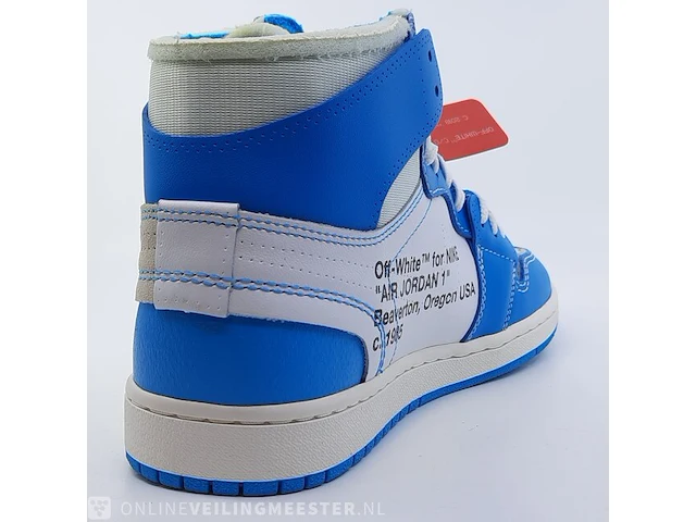 Paar sneakers, maat 40 1/2 nike, air jordan 1 x off white aq0818-148 - afbeelding 9 van  26