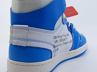 Paar sneakers, maat 40 1/2 nike, air jordan 1 x off white aq0818-148 - afbeelding 9 van  26