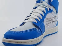 Paar sneakers, maat 40 1/2 nike, air jordan 1 x off white aq0818-148 - afbeelding 11 van  26