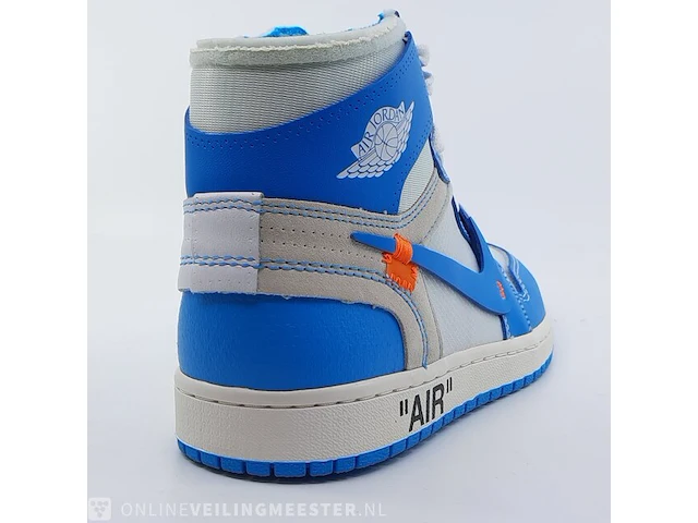 Paar sneakers, maat 40 1/2 nike, air jordan 1 x off white aq0818-148 - afbeelding 14 van  26