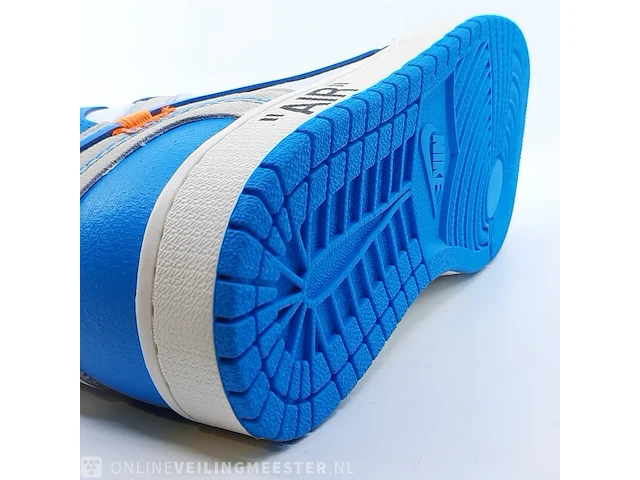 Paar sneakers, maat 40 1/2 nike, air jordan 1 x off white aq0818-148 - afbeelding 16 van  26