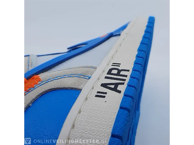 Paar sneakers, maat 40 1/2 nike, air jordan 1 x off white aq0818-148 - afbeelding 17 van  26