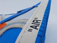 Paar sneakers, maat 40 1/2 nike, air jordan 1 x off white aq0818-148 - afbeelding 17 van  26