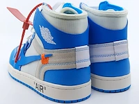 Paar sneakers, maat 40 1/2 nike, air jordan 1 x off white aq0818-148 - afbeelding 25 van  26